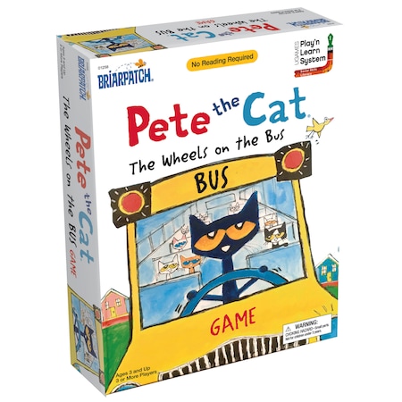 Briarpatch Pete the Cat Wheels on the Bus Game 01258